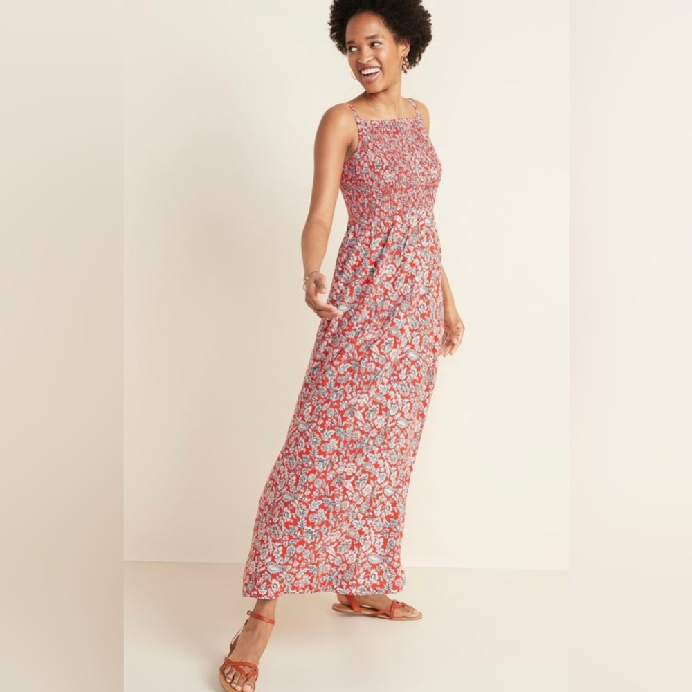NWOT Old Navy Smocked Maxi Summer Dress